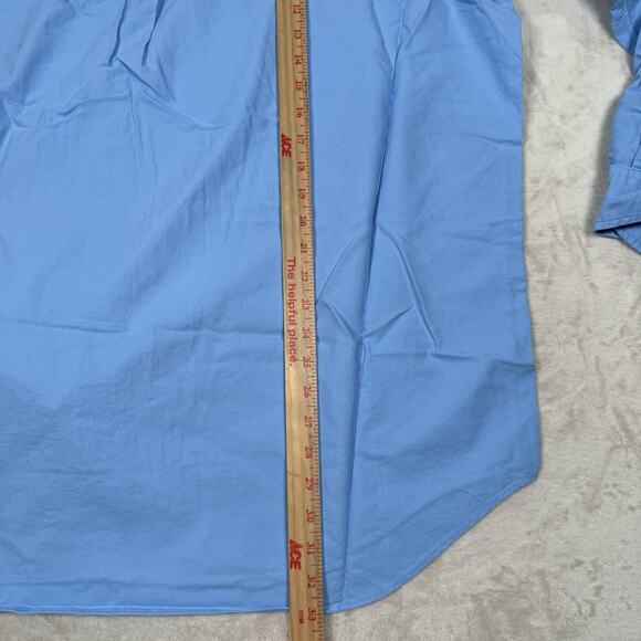 NWT Ralph Lauren Classic Fit Button Down Dress Shirt Light Blue Men's Size 2XB - Picture 9 of 9